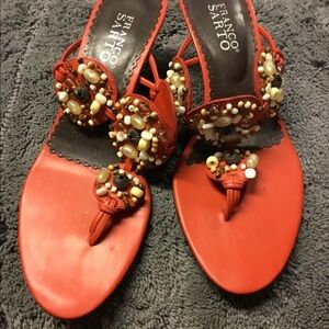 Franco Sarto Embellished slide on 🔴  50% off the listed price